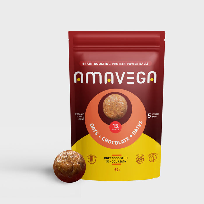 Brain-Boosting Protein Power Ball - Chocolate