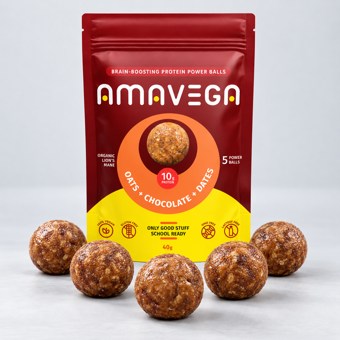Chocolate Brain-Boosting Protein Power Balls